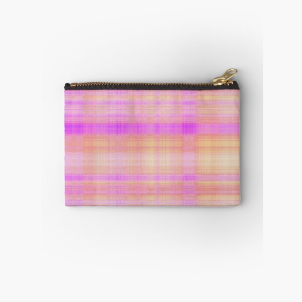Item preview, Girly Purple Orange Sunset Plaid Pattern designed and sold by Julie Erin Designs.