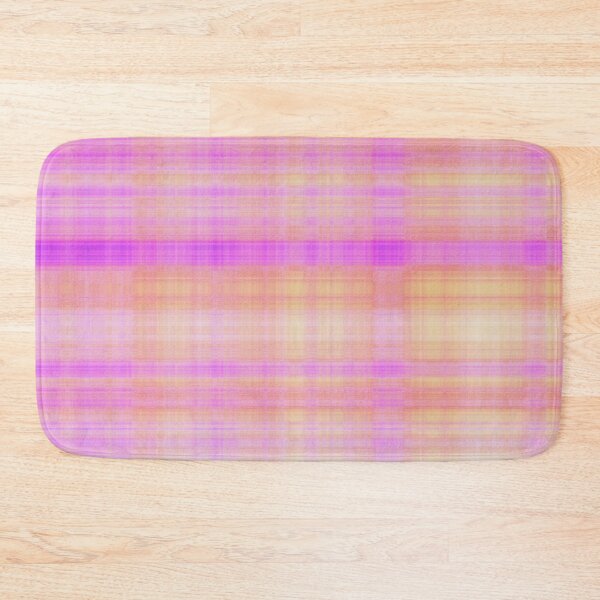 Item preview, Girly Purple Orange Sunset Plaid Pattern designed and sold by Julie Erin Designs.