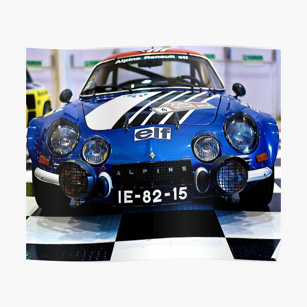 Alpine A110 Renault Rally Poster
