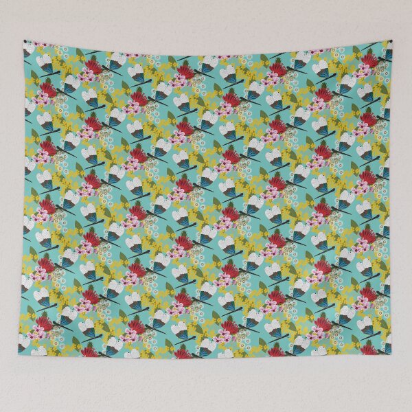 Item preview,  Dragonfly with Aussie Flora Large Print designed and sold by Cindys Creative Contour.