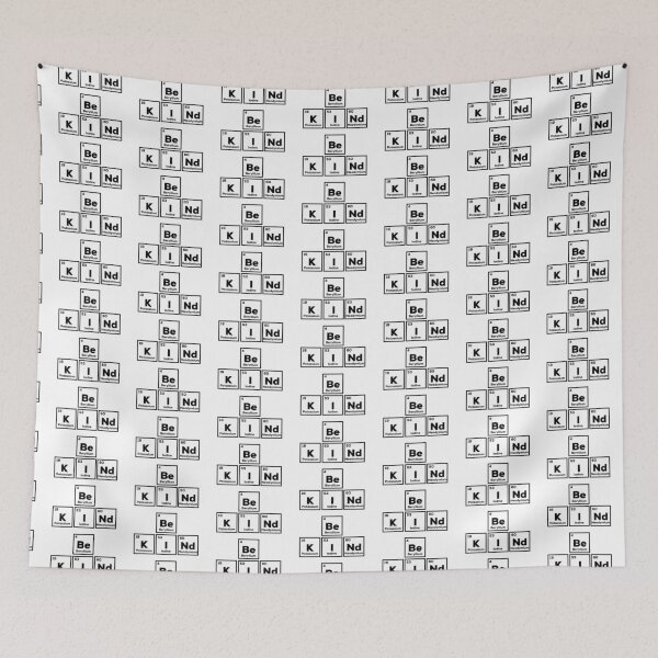 Item preview, Funny Chemistry Periodic Table Words Be Kind to Every Kind and the World  designed and sold by champagnemoment.