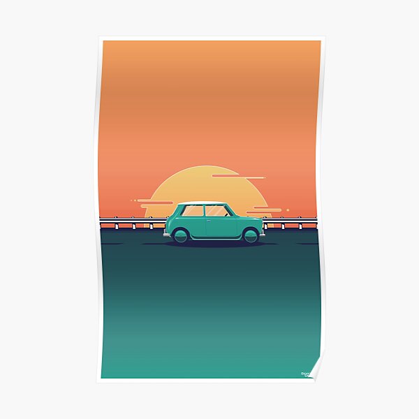 Austin Mini Cooper Poster