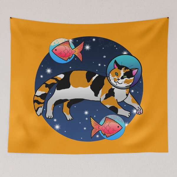 Item preview, Space Cat in a Bubble designed and sold by OrangeSiren.