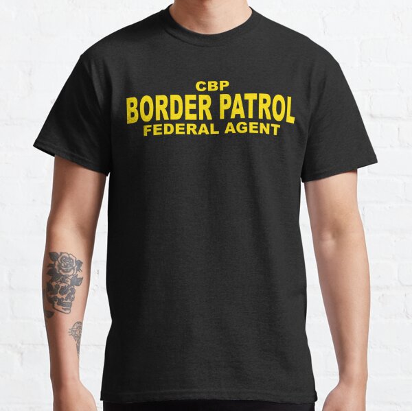 Us Agent T Shirts Redbubble - roblox border patrol shirt