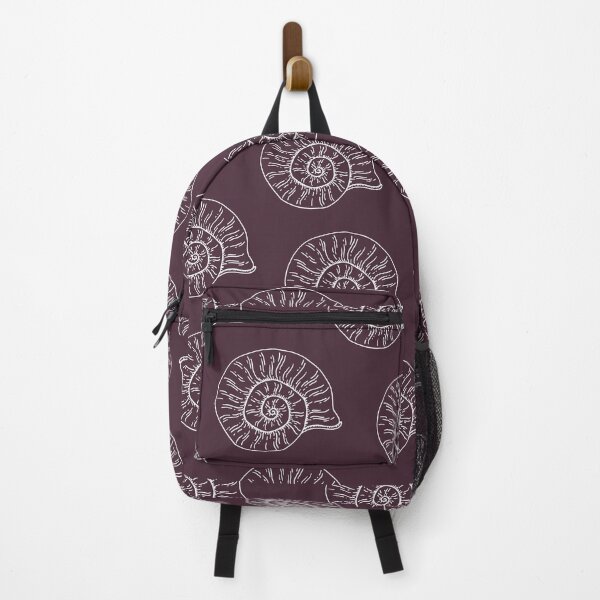 Item preview, shark eye shell aloha print pattern dark purple and white designed and sold by maplunk.