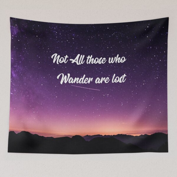Item preview, Not all those who wander are lost travel design designed and sold by Norwegian-Moose.