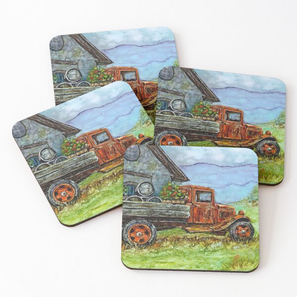 Item preview, Whiskey Business - Vintage Truck at Whiskey Distillery North GA designed and sold by LINDA EADER.