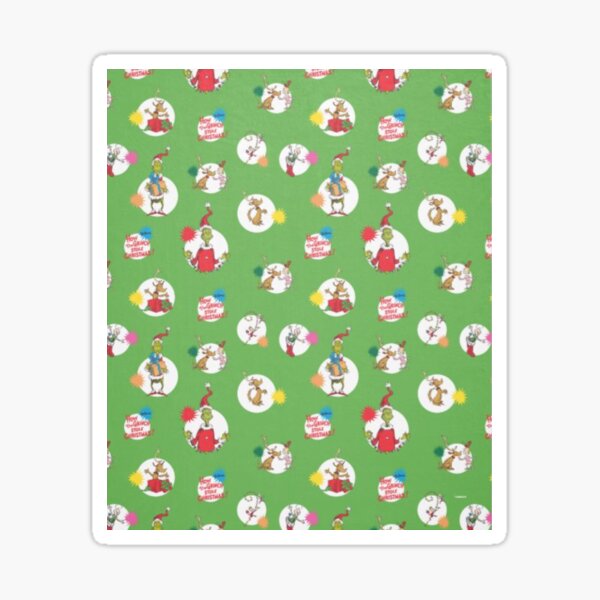Christmas grinch green Sticker