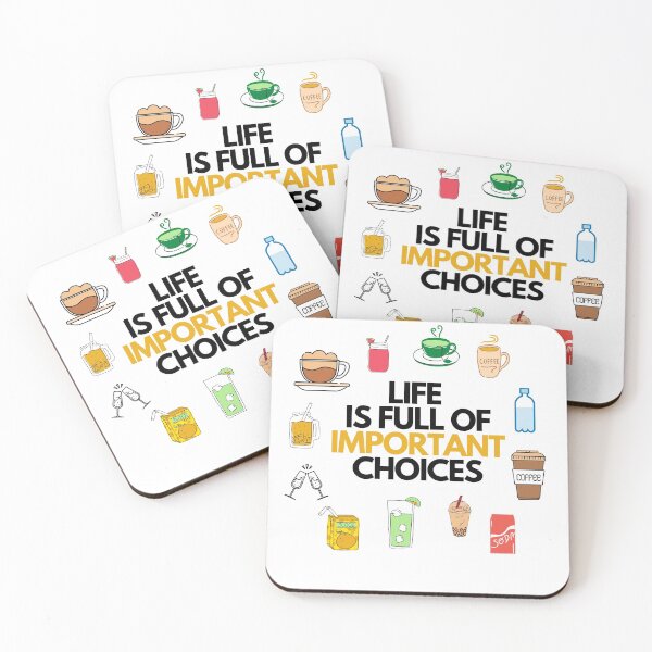 Item preview, Funny Life is Full Of Important Choices Gift T-Shirt designed and sold by WearYourMood.