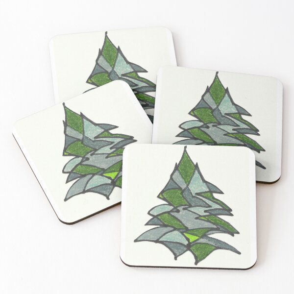 Item preview, ABSTRACT ART PINE TREE designed and sold by Artter20.