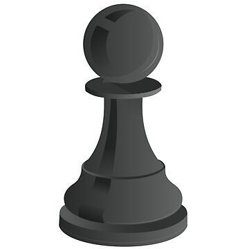 Pawn, chess pawn, black pawn and white pawn, chess piece, abstract