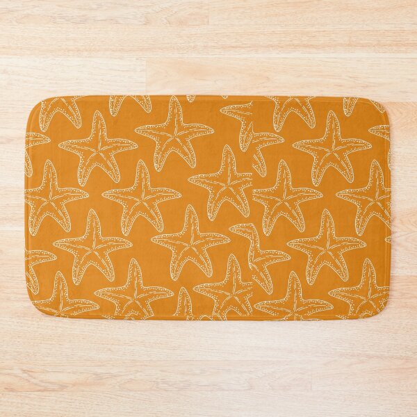 Item preview, starfish aloha hawaii pattern orange and white designed and sold by maplunk.