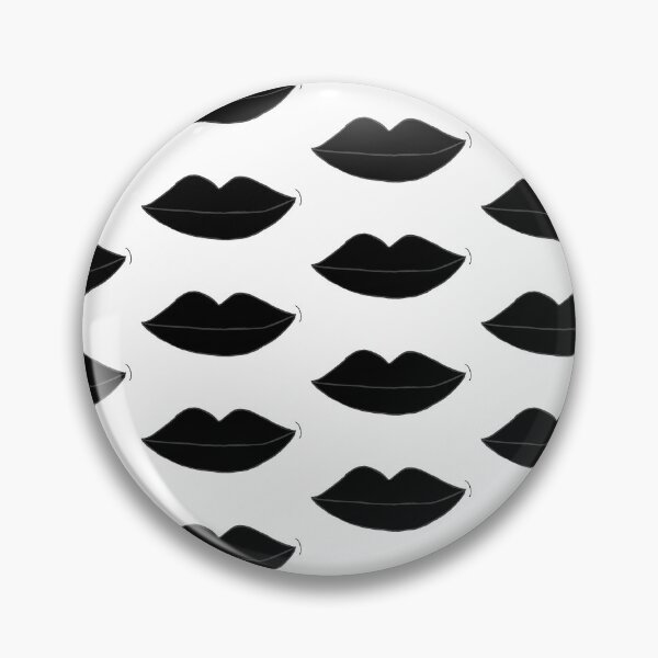 Item preview, Black smirking lips designed and sold by phantomflame03.