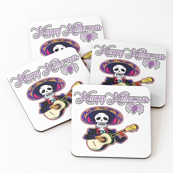 Item preview, Scary and Beautiful Skeleton with Guitar for a Happy Halloween designed and sold by Shekevara.