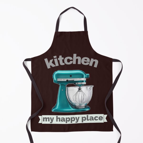 Aperçu de l'œuvre cuisine, mon endroit heureux, mixeur créée et vendue par doctors-apparel.