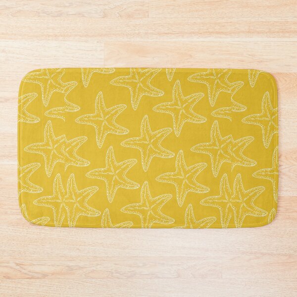 Item preview, starfish aloha hawaii pattern yellow and white designed and sold by maplunk.