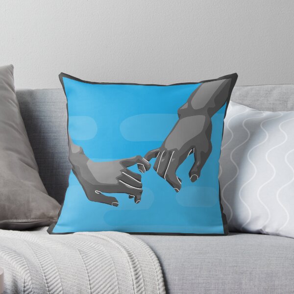 Reaching Out Throw Pillow