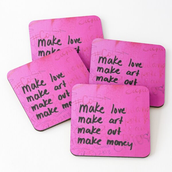 Item preview, Make love make art designed and sold by Lexiliz.