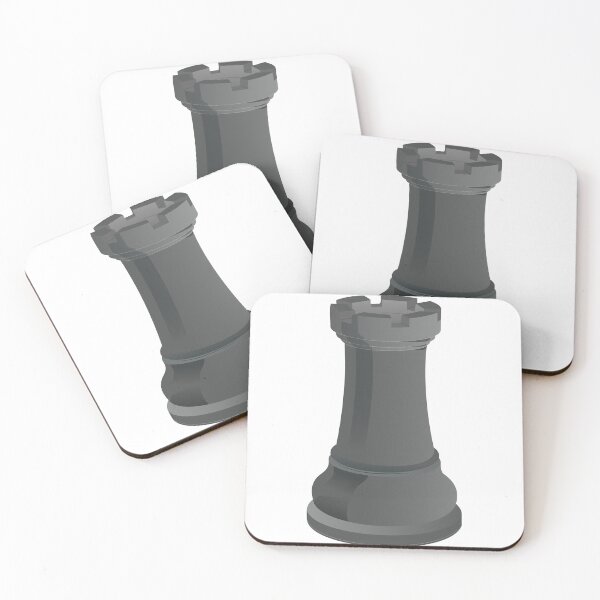 Item preview, Chess rook black designed and sold by JuniorJoka.