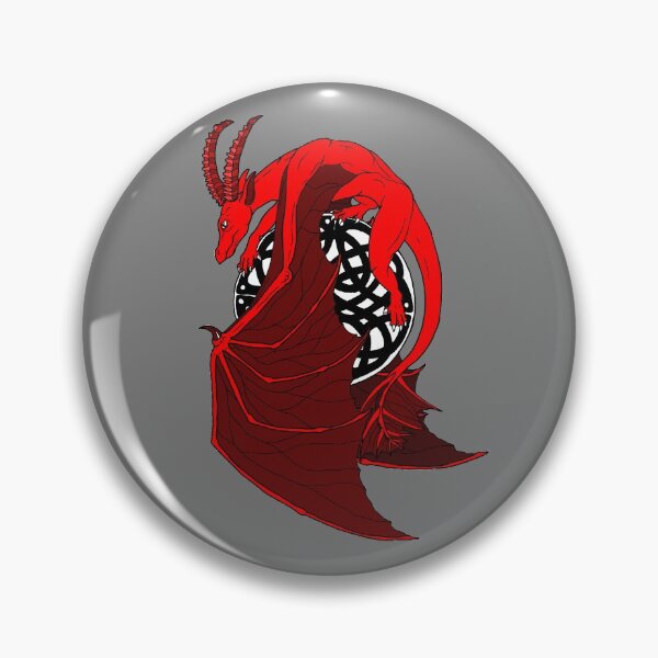 Item preview, Red Celtic Dragon designed and sold by TinkerandBone.