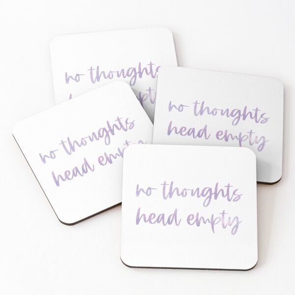 Item preview, No Thoughts, Head Empty designed and sold by alwayselle.