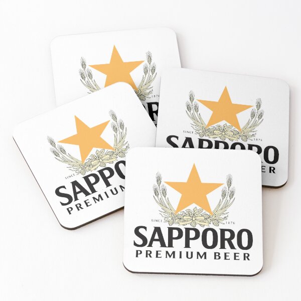 Sapporo logo Coasters (Set of 4)