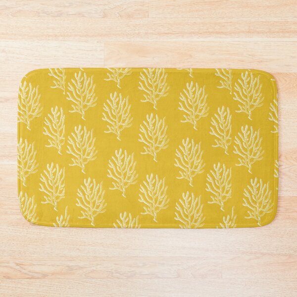 Item preview, coral aloha wear print pattern hawaii yellow and white designed and sold by maplunk.