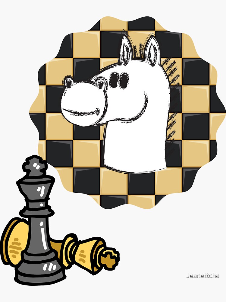 Green Eyed Cat Strategizes Next Chess Move Sticker for Sale by  CreatedProto