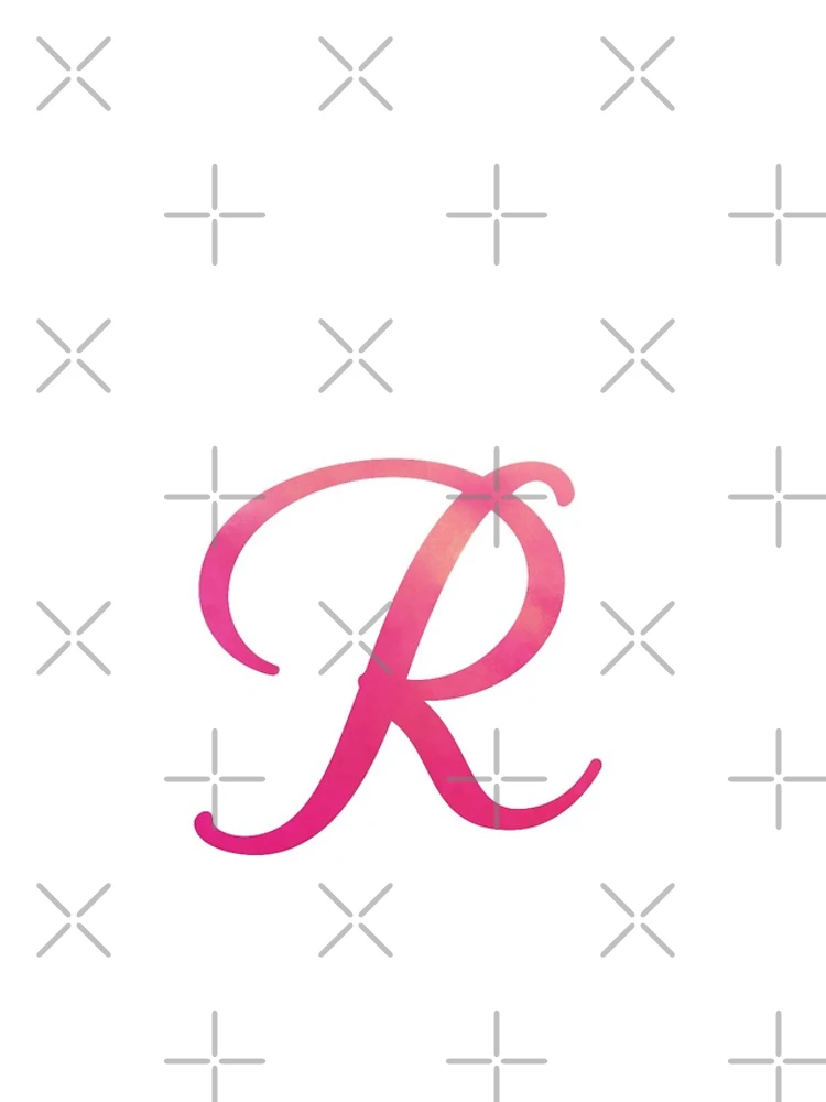 Thumbnail 4 of 4, iPhone Case, Letter R Pink Color Monogram Script, Personalized Initial designed and sold by Star58.