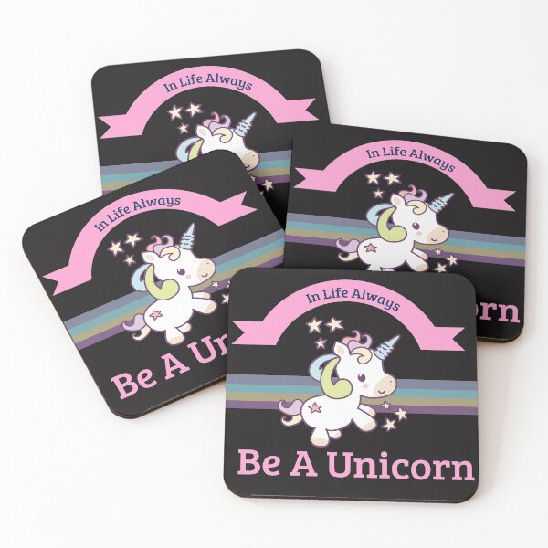 Item preview, Cute In Life Always be a Unicorn Rainbow Stars Design designed and sold by Samsdesignshop.