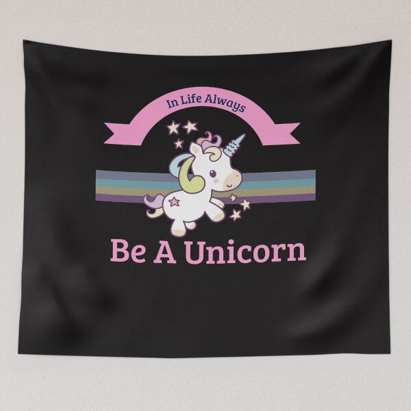 Item preview, Cute In Life Always be a Unicorn Rainbow Stars Design designed and sold by Samsdesignshop.