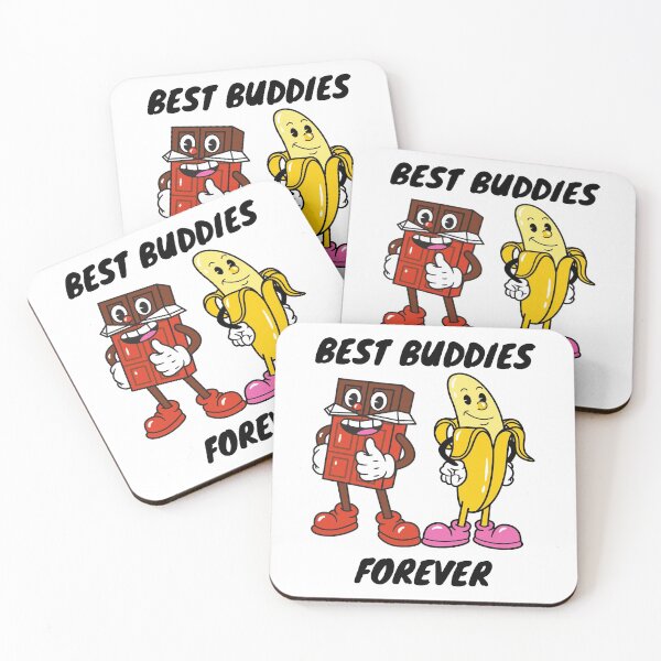 Aperçu de l'œuvre Best Buddies Forever Choco Banana créée et vendue par momsnpops.
