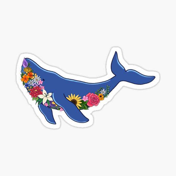 Over-Whale-Mingly Beautiful Sticker