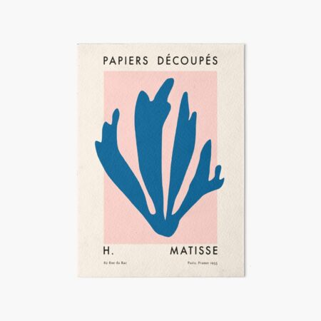 Matisse Gallery Exhibition Poster Vintage Art Board Print