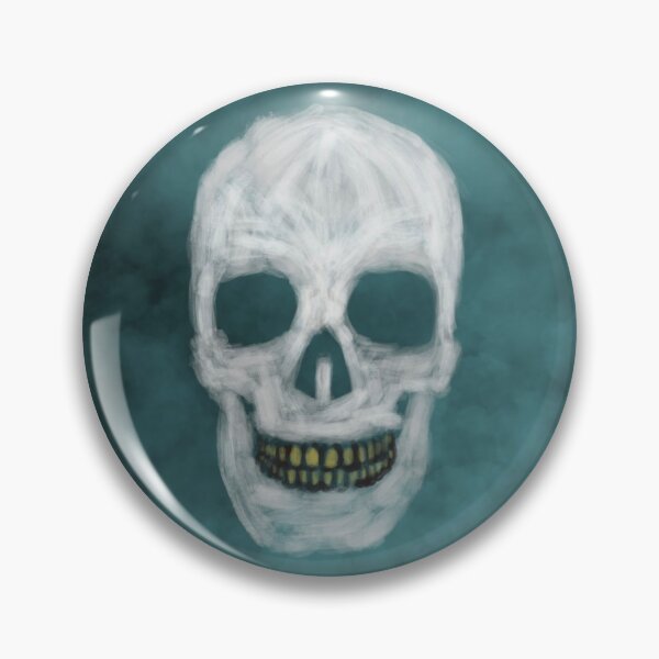 Item preview, Painted Skull in smoke designed and sold by MarginofAir.