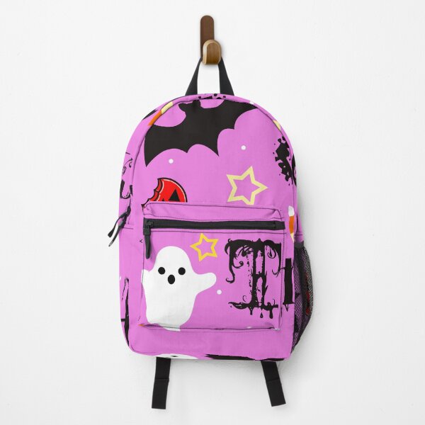 Item preview, Fruit Punch Pink Trick or Treat - Halloween, Bats, Ghosts, Spooks, Candy, Corn, Stars, Sucker, Pastel, Neon designed and sold by CanisPicta.