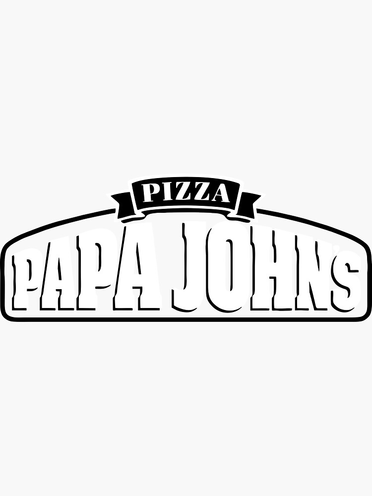 "Best Selling Papa John's Pizza" Sticker for Sale by fairfaxgaz