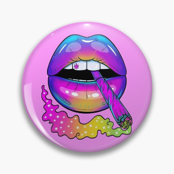 Item preview, Psychedelic Stoner Lips designed and sold by Meowgress.