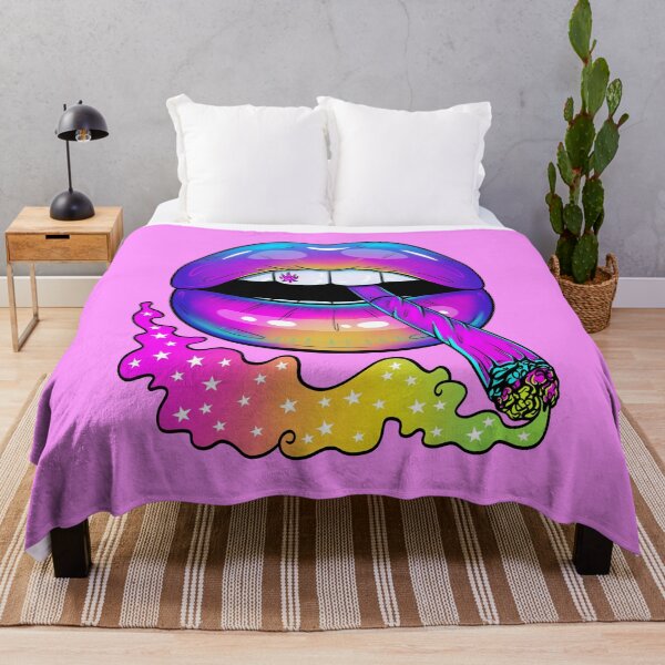 Item preview, Psychedelic Stoner Lips designed and sold by Meowgress.