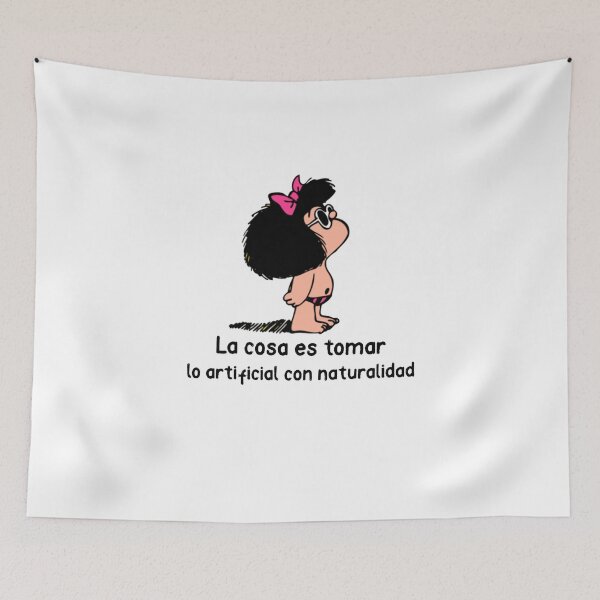 Item preview, La cosa es tomar lo artificial con naturalidad... designed and sold by Elena's Shop.