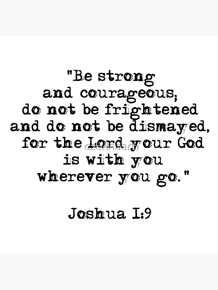 Joshua 1:9 bible verse