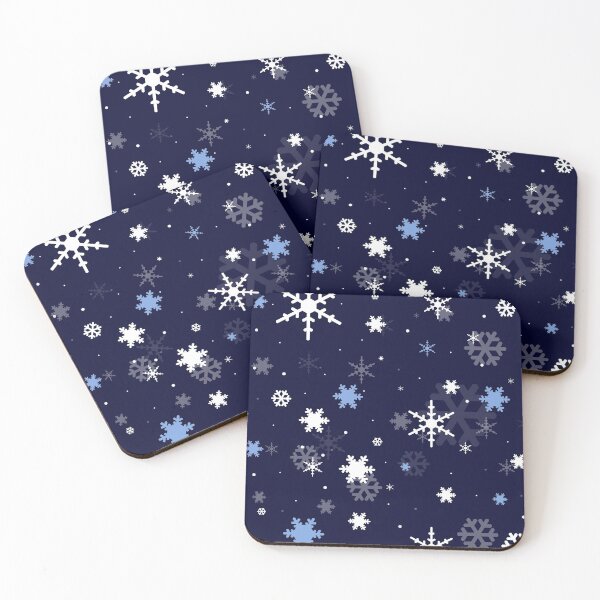 Item preview, Christmas Snowflakes - Blue designed and sold by jellyfsh-ots.