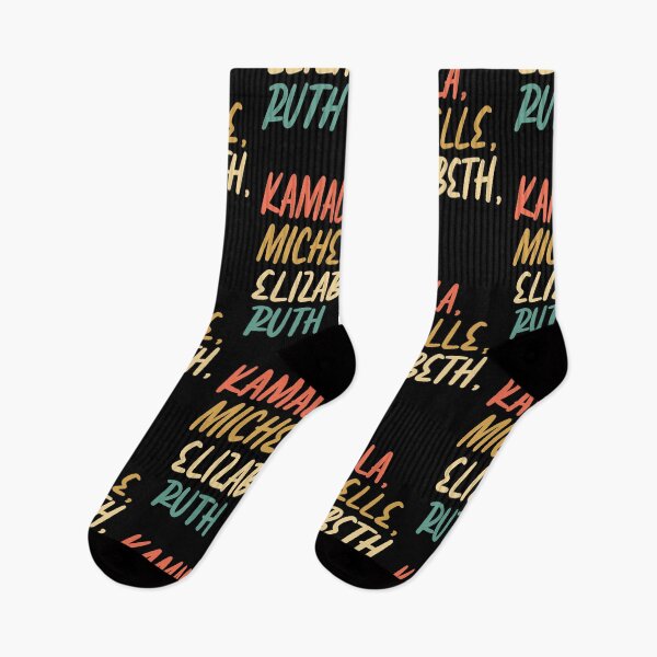 Item preview, Kamala, Michelle, Elizabeth, & Ruth / Badass Feminist Political Icon Retro Sunset  designed and sold by Run to Creations.