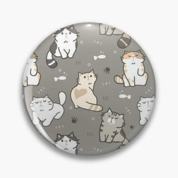 Item preview, kawaii kitten pattern designed and sold by MaYuwi.