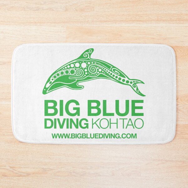 Item preview, Big Blue Standard Logo Green designed and sold by BigBlueDiving.
