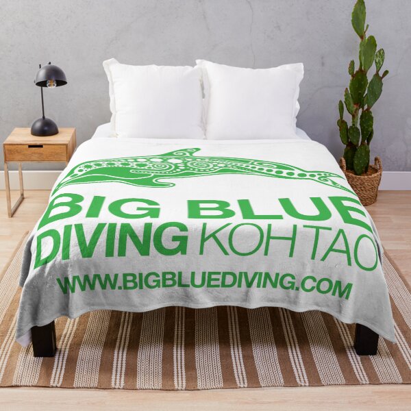Item preview, Big Blue Standard Logo Green designed and sold by BigBlueDiving.