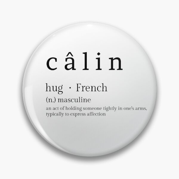 Item preview, câlin - hug - french word aesthetic  designed and sold by Anouck Heyer.