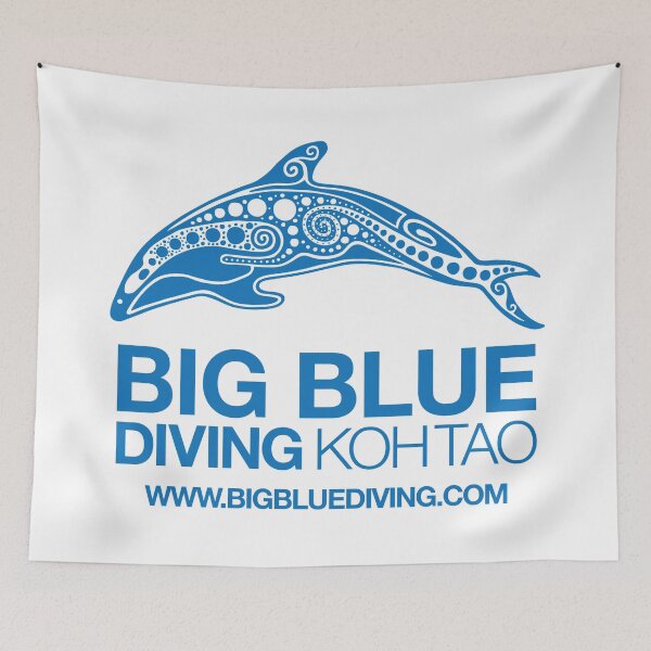 Item preview, Big Blue Standard Logo Blue designed and sold by BigBlueDiving.
