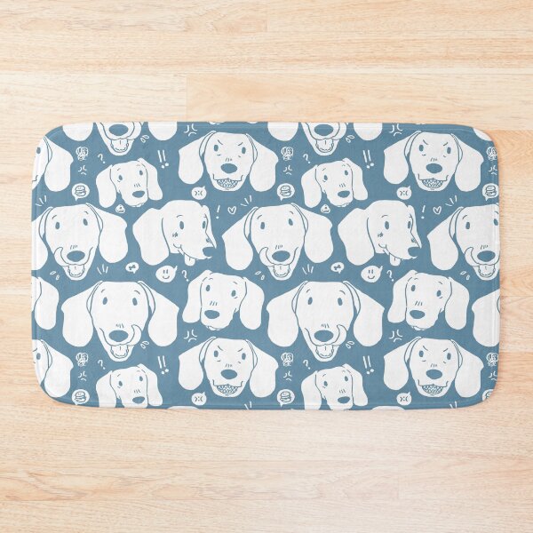 Item preview, Comical Doggo Faces Blue Sticker Pack designed and sold by Reiyankhairina.