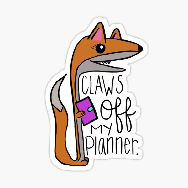 Item preview, Claws Off my Planner designed and sold by emilou-arts.